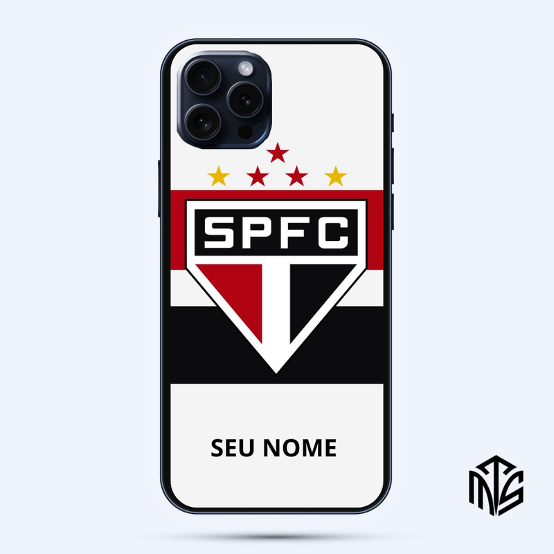 Case Personalizada Premium São Paulo – Estilo e Paixão Tricolor